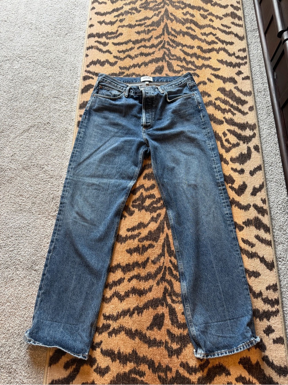 Agolde Fran low slung straight leg Jean - Picture 2 of 5